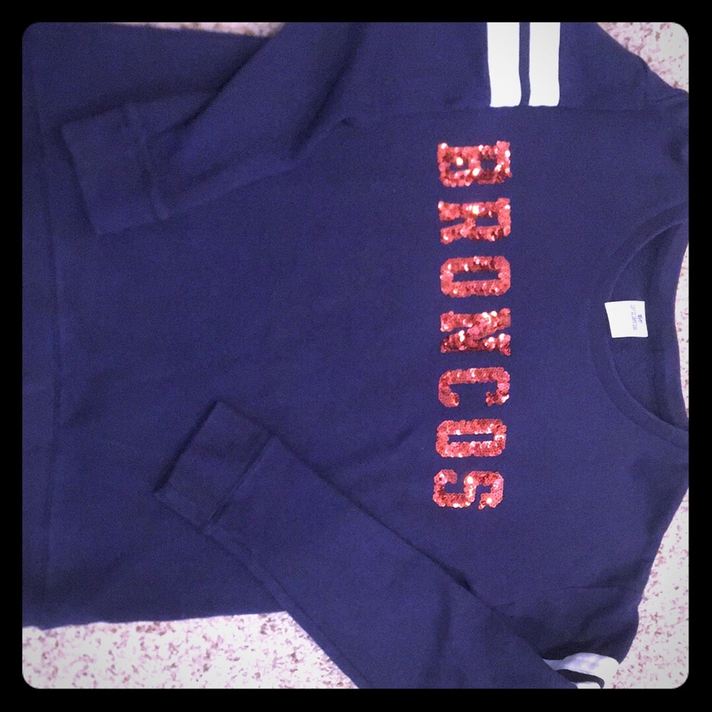 Pink vs Denver Broncos Medium Bling